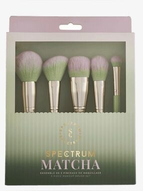 SPECTRUM COLLECTIONS Matcha 5 Piece Makeup Brush Set